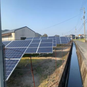 System montażu naziemnego instalacji solarnej w Japonii