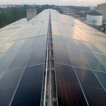 Zaciski 1MW z nogami L System montażu na dachu